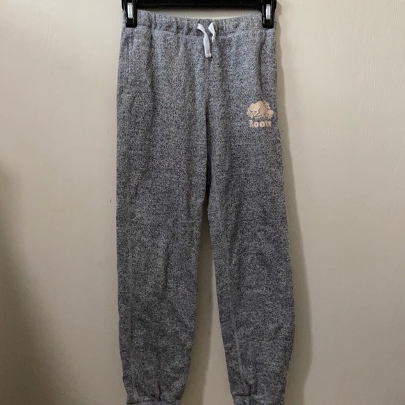 Roots Grey & White Marled Sweatpants - Picture 1 of 6